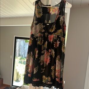 Anthropologie-Maeve Vibrant Floral Dress